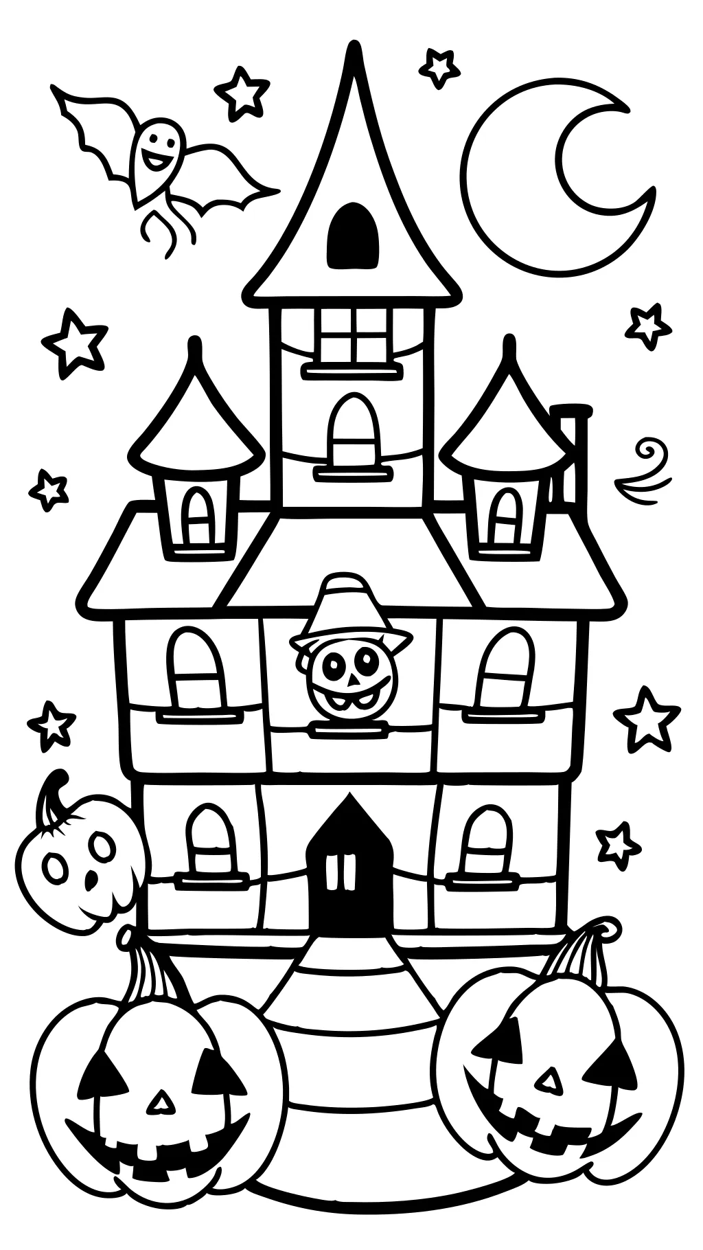 halloween coloring pages scary